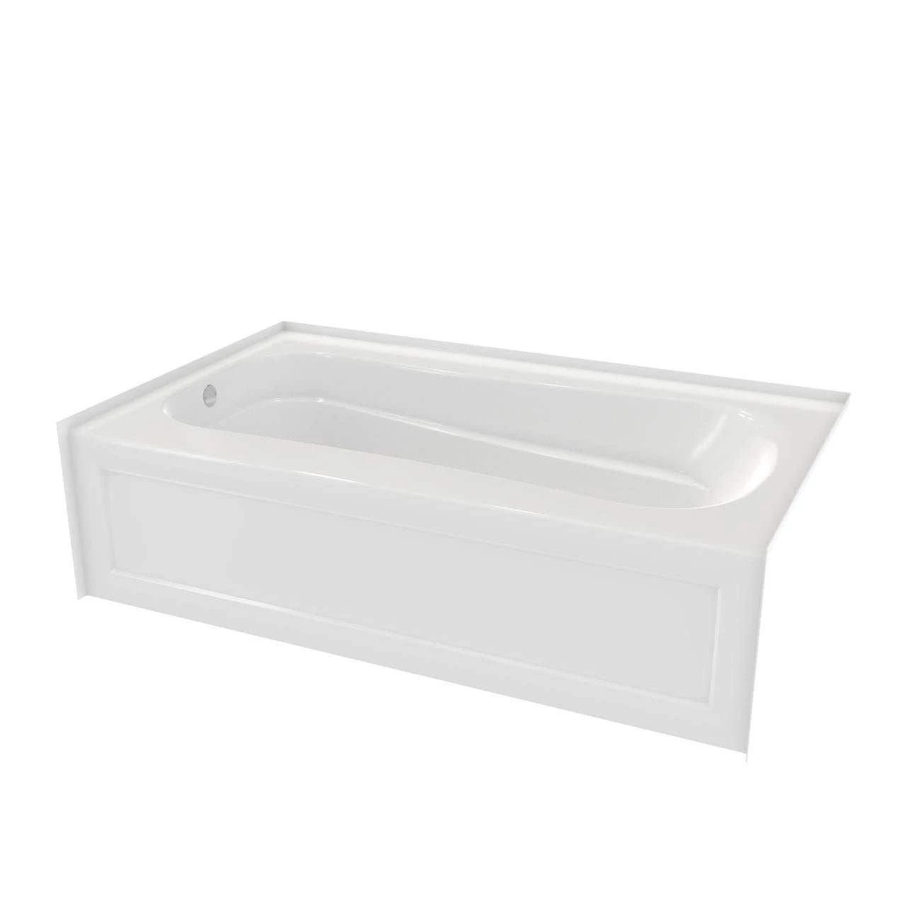 Cariani Acrylic Alcove Bathtub - White 5 Cariani Acrylic Alcove Bathtub - White - Image 3