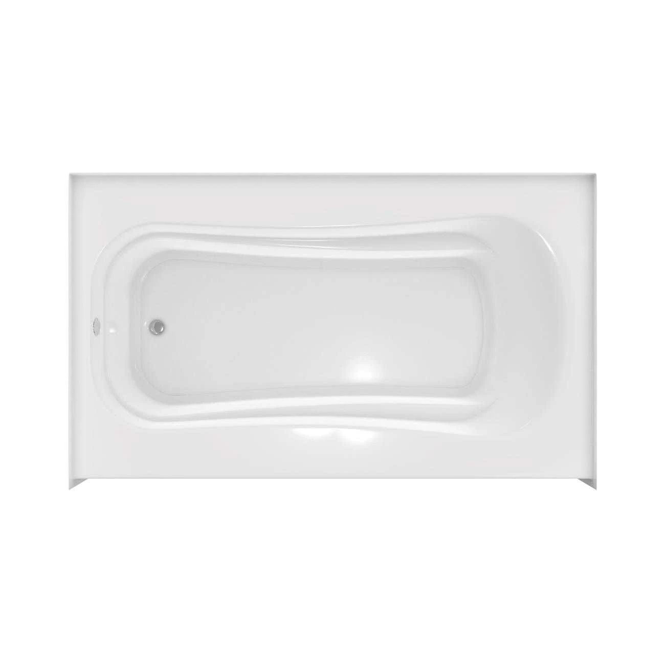 Cariani Acrylic Alcove Bathtub - White 6 Cariani Acrylic Alcove Bathtub - White - Image 4