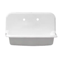 30 Inch Cast Iron High Back Farm Sink -VINTAGE TUB Store castsink30 lg