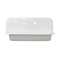 36 Inch Cast Iron High Back Farm Sink -VINTAGE TUB Store castsink36 lg