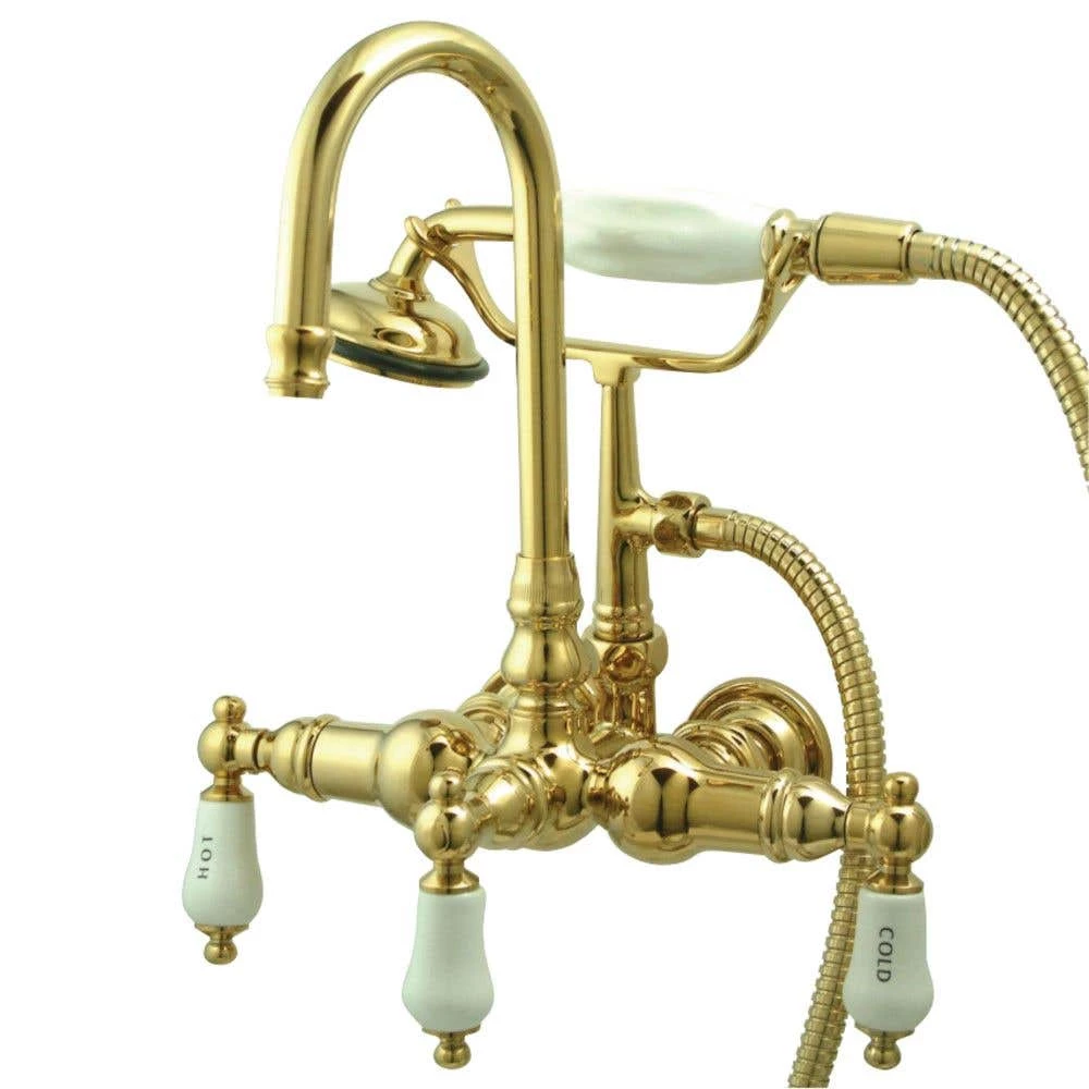 Gooseneck Clawfoot Tub Faucet With Handshower 5 Gooseneck Clawfoot Tub Faucet With Handshower - Image 3