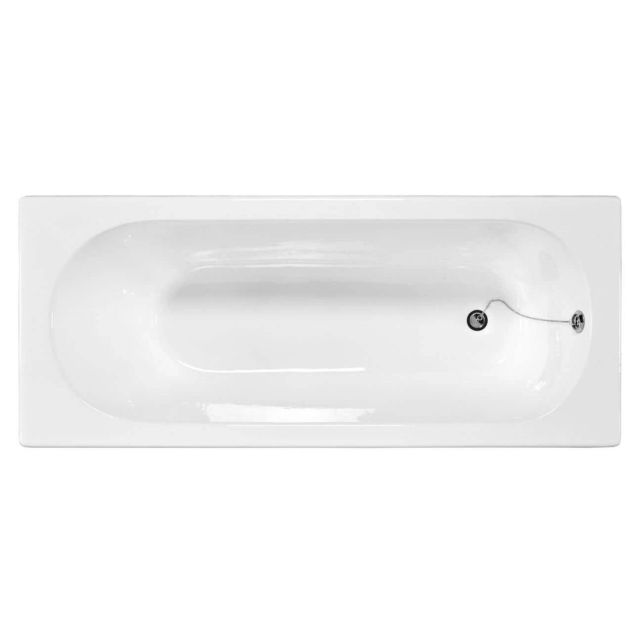 59 Inch Cast Iron Drop In Tub - No Faucet Drillings - Unfinished Exterior 5 59 Inch Cast Iron Drop In Tub - No Faucet Drillings - Unfinished Exterior - Image 3