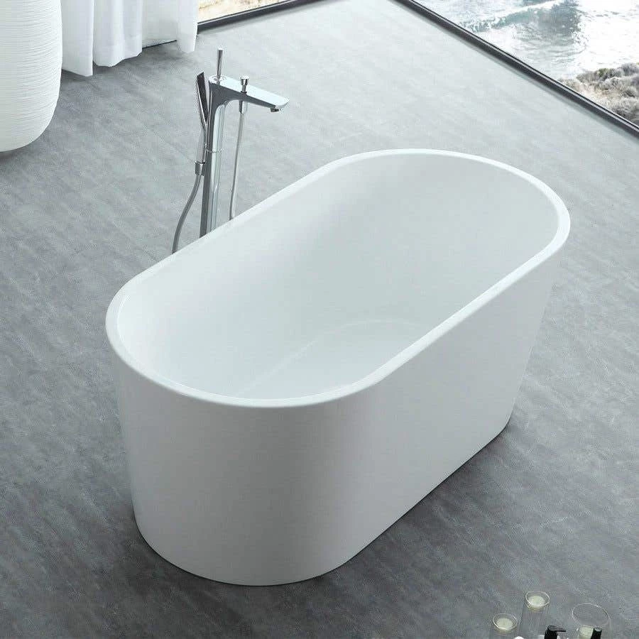Chloe Acrylic Double Ended Freestanding Tub - No Faucet Drillings 6 Chloe Acrylic Double Ended Freestanding Tub - No Faucet Drillings - Image 4