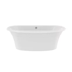 Ella Sleek 66 Inch Double Ended Freestanding Bathtub - White -VINTAGE TUB Store ella tub 66w 36d shot01 4ij4c77sr3ftgedo