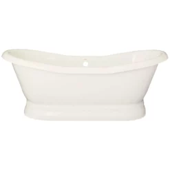 Empress Acrylic Double Slipper Pedestal Tub - No Faucet Drillings 14 Empress Acrylic Double Slipper Pedestal Tub - No Faucet Drillings -VINTAGE TUB Store empress m b 1