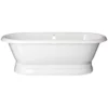Majesty Acrylic Double Ended Pedestal Tub - No Faucet Drillings -VINTAGE TUB Store front restoria 1