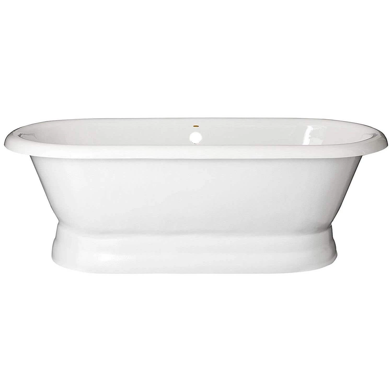 Majesty Acrylic Double Ended Pedestal Tub - No Faucet Drillings 3 Majesty Acrylic Double Ended Pedestal Tub - No Faucet Drillings
