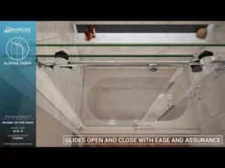 DreamLine Enigma XO 55-59 Inch W X 62 Inch H Fully Frameless Sliding Tub Door -VINTAGE TUB Store hqdefault 2 30