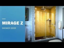 DreamLine Mirage-Z 56-60 In. W X 58 In. H Frameless Sliding Tub Door 10 DreamLine Mirage-Z 56-60 In. W X 58 In. H Frameless Sliding Tub Door -VINTAGE TUB Store hqdefault 64 28