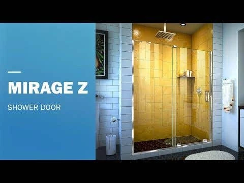 DreamLine Mirage-Z 56-60 In. W X 58 In. H Frameless Sliding Tub Door 5 DreamLine Mirage-Z 56-60 In. W X 58 In. H Frameless Sliding Tub Door - Image 3