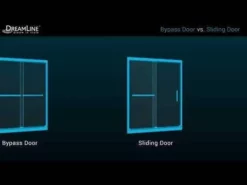 DreamLine Enigma Sky 56-60 In. W X 62 In. H Frameless Sliding Tub Door - Polished Stainless Steel -VINTAGE TUB Store hqdefault 64 31