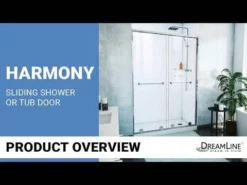 DreamLine Harmony 56-60 In. W X 58 In. H Semi-Frameless Bypass Tub Door -VINTAGE TUB Store hqdefault 65 1