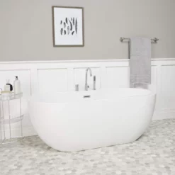 Hudson Acrylic Double Ended Freestanding Tub Package