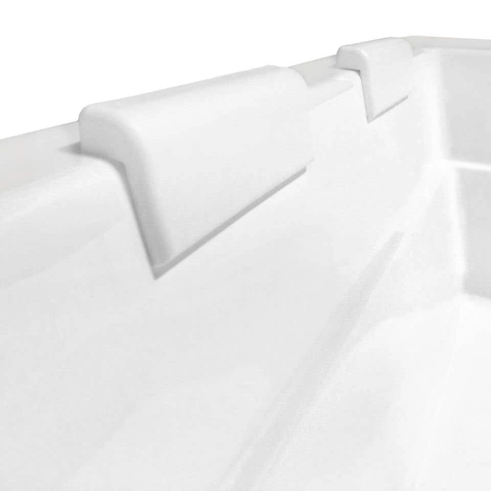 Lacus Acrylic 70 Inch Drop In Bathtub - White 5 Lacus Acrylic 70 Inch Drop In Bathtub - White - Image 3
