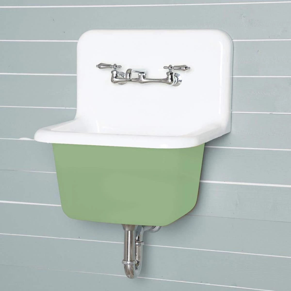 22 Inch Cast Iron High Back Deep Utility Sink 9 22 Inch Cast Iron High Back Deep Utility Sink - Image 7