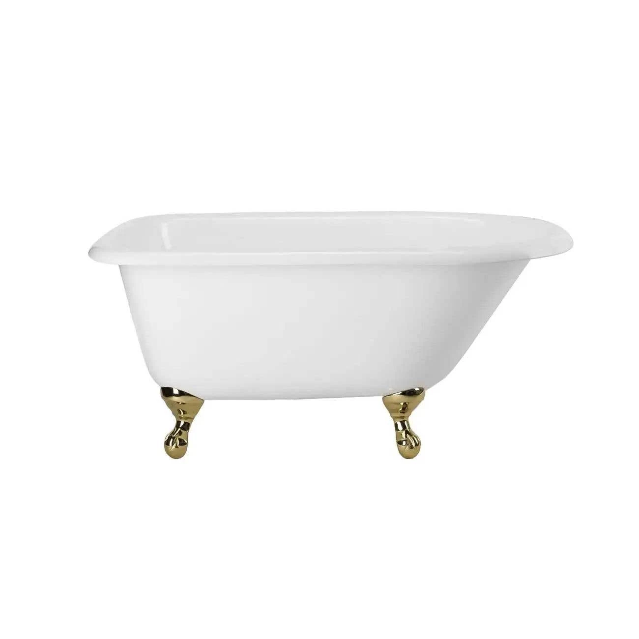 Norfolk 48 Inch Cast Iron Classic Clawfoot Tub - Wall Faucet Drillings 9 Norfolk 48 Inch Cast Iron Classic Clawfoot Tub - Wall Faucet Drillings - Image 7