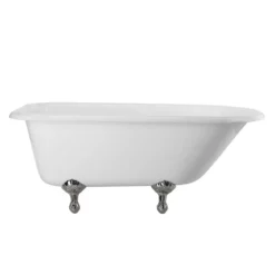 Heritage Cast Iron Classic Clawfoot Tub - No Faucet Drillings -VINTAGE TUB Store lg60rt0wrbc 2 8