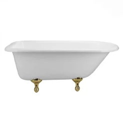 Heritage Cast Iron Classic Clawfoot Tub - No Faucet Drillings -VINTAGE TUB Store lg60rt0wrbs 2 5