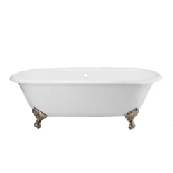 Cambridge Cast Iron Double Ended Clawfoot Tub - No Faucet Drillings 19 Cambridge Cast Iron Double Ended Clawfoot Tub - No Faucet Drillings -VINTAGE TUB Store lg66de7wdibn 2 3