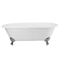 Cambridge Cast Iron Double Ended Clawfoot Tub - No Faucet Drillings 15 Cambridge Cast Iron Double Ended Clawfoot Tub - No Faucet Drillings -VINTAGE TUB Store lg66de7wdic 4 24