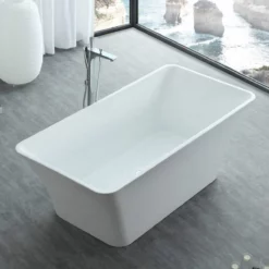 Lily Acrylic Double Ended Freestanding Tub -VINTAGE TUB Store lily angle 8
