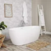 Luna Acrylic Double Ended Freestanding Tub Package -VINTAGE TUB Store luna pkg 2