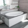 Marla 69 Inch Acrylic Drop-in Universal Drain Bathtub - White -VINTAGE TUB Store marla tub rs442 69w 38d omuswdnbktmv8n54