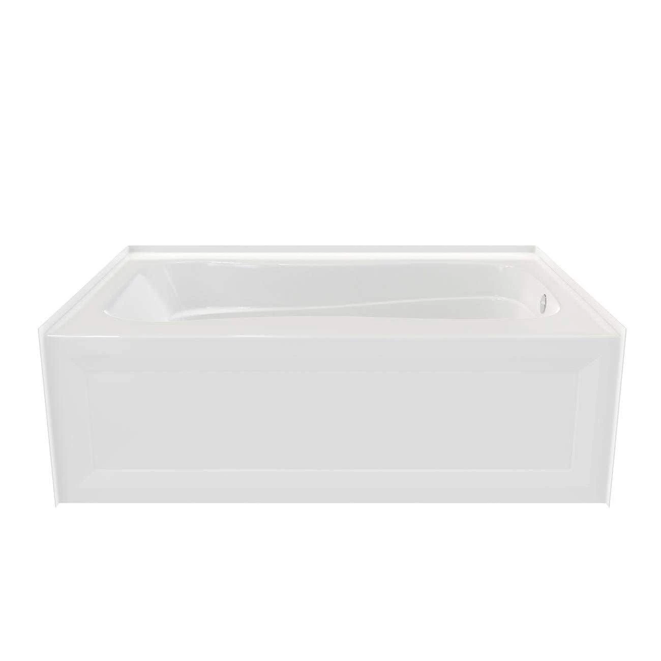 Marratta Acrylic 60 Inch Alcove Bathtub - White 4 Marratta Acrylic 60 Inch Alcove Bathtub - White - Image 2