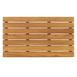 24 X 14 Inch Teak Shower Mat Tile -VINTAGE TUB Store mat2414 03 2csjruw8dbqzvpx2