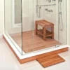 24 X 14 Inch Teak Shower Mat Tile -VINTAGE TUB Store mat2414 13 r5kldbt6njp5eiso