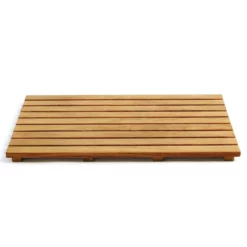 25 X 18 Inch Teak Shower Mat Tile -VINTAGE TUB Store mat2518 02 onu9akoqfm5cddng