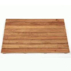 25 X 18 Inch Teak Shower Mat Tile -VINTAGE TUB Store mat2518 06 qtlbi6dzrzhettwi