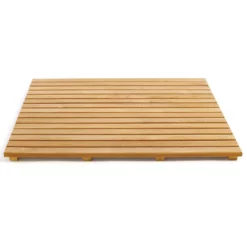 30 X 30 Inch Teak Shower Mat Tile -VINTAGE TUB Store mat3030 02 gvu9cbamgnsxovku