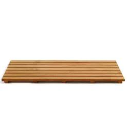 32 X 14 Inch Teak Shower Mat Tile -VINTAGE TUB Store mat3214 02 lbw9kcnpkfe1pjdz