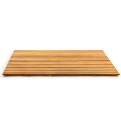 48 X 36 Inch Teak Shower Mat Tile -VINTAGE TUB Store mat4836 02 wfoil7til3w3p7ar