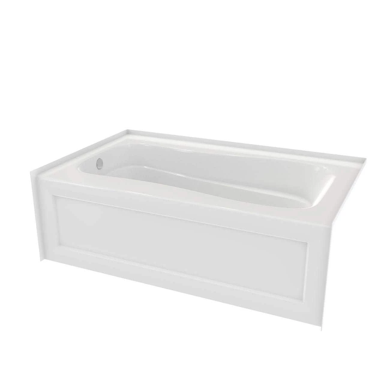 Novelli Acrylic Alcove Bathtub - White 5 Novelli Acrylic Alcove Bathtub - White - Image 3