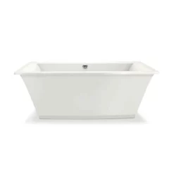 Optik 66 Inch Double Ended Freestanding Bathtub - White -VINTAGE TUB Store optik f 6636 front crop vrofjbttv0g7szta