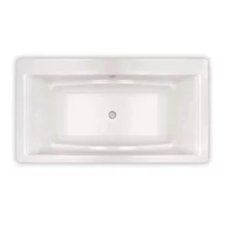 Optik 66 Inch Double Ended Freestanding Bathtub - White -VINTAGE TUB Store optik f 6636 top crop kli1prh80npybwtm