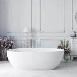 Corelia Aquatex 66 Inch Freestanding Double Ended Tub - White -VINTAGE TUB Store ps617m 04