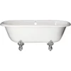 Marquis Acrylic Double Ended Clawfoot Tub - No Faucet Drillings -VINTAGE TUB Store rd551 c nh 1