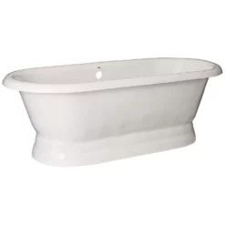 Majesty Acrylic Double Ended Pedestal Tub - No Faucet Drillings 13 Majesty Acrylic Double Ended Pedestal Tub - No Faucet Drillings -VINTAGE TUB Store rd553 m s 1