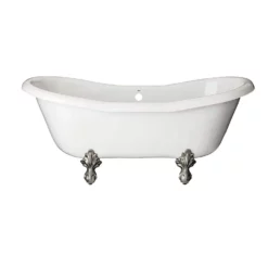 Duchess Acrylic Double Slipper Clawfoot Tub - No Faucet Drillings -VINTAGE TUB Store rds551 n nh 1