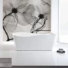 Rembrandt Acrylic Double Ended Freestanding Tub - No Faucet Drillings -VINTAGE TUB Store rm rembrandt 4