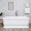 Sundance 67 Inch Acrylic Double Ended Freestanding Tub - No Faucet Drillings -VINTAGE TUB Store rm sundance 1