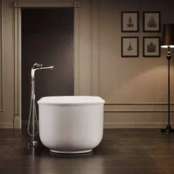 Taft Acrylic Double Ended Freestanding Tub - No Faucet Drillings 8 Taft Acrylic Double Ended Freestanding Tub - No Faucet Drillings -VINTAGE TUB Store rm taft 2