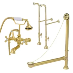 Freestanding Tub Faucet Set -VINTAGE TUB Store rm146fs pb 1