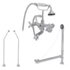 Tub Wall Mount Tub Faucet Set 2 Tub Wall Mount Tub Faucet Set -VINTAGE TUB Store rm146twcsc 2