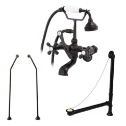 Tub Wall Mount Tub Faucet Set -VINTAGE TUB Store rm146twcsorb 2