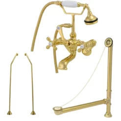 Tub Wall Mount Tub Faucet Set -VINTAGE TUB Store rm146twcspb 4