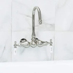 Bathroom Wall Mount Clawfoot Bathtub Faucet